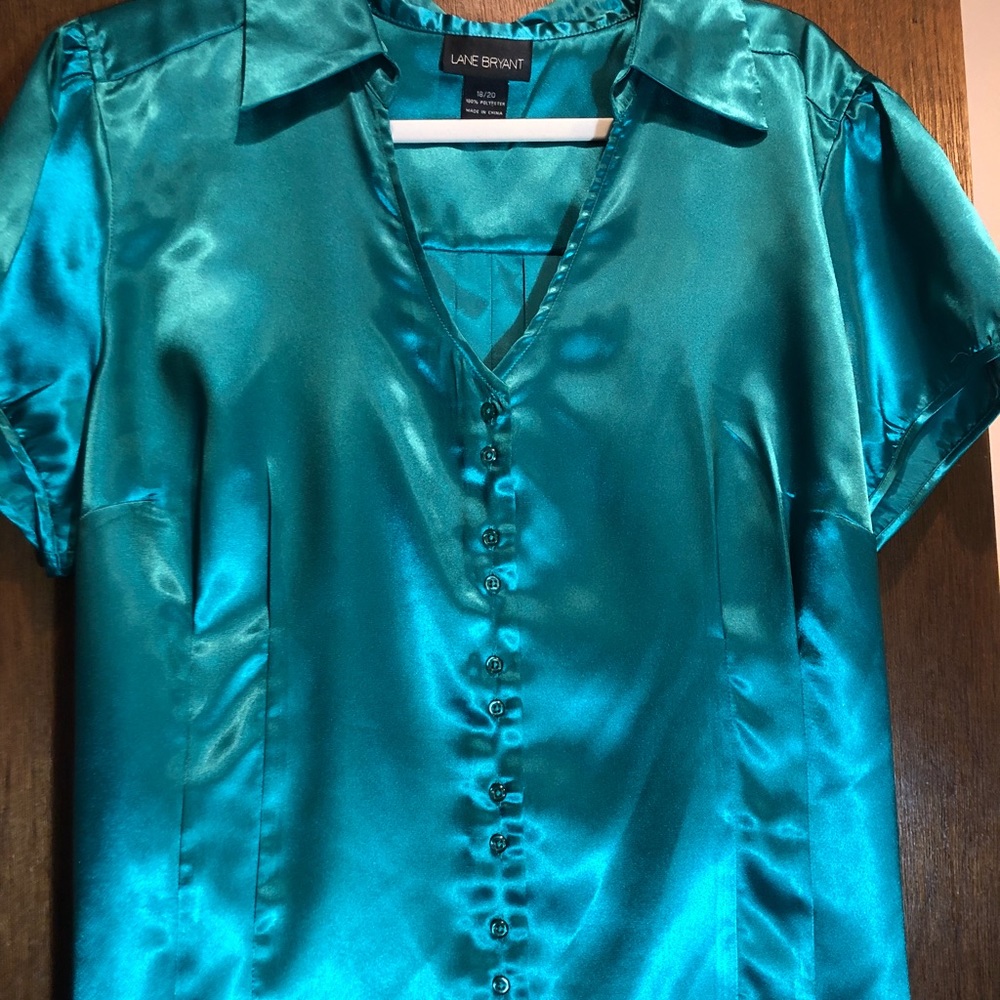 Lane Bryant button-up blouse